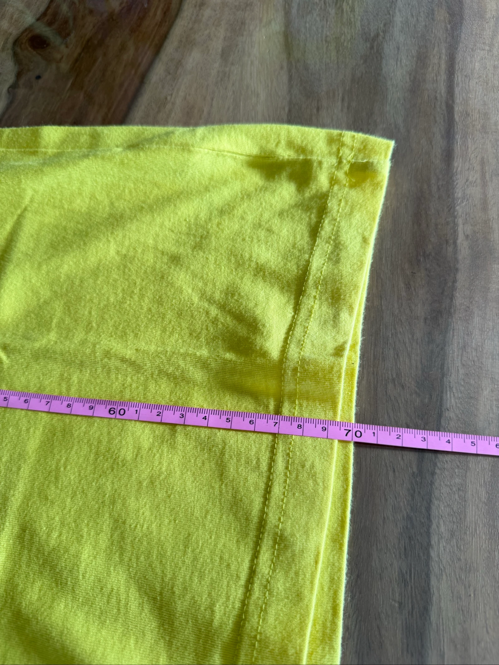 Camiseta Adidas hombre M vintage – Amarillo – Logotipo gráfico grande – Muy buen estado – photo 11